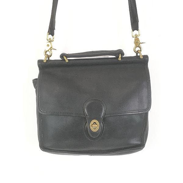 雑貨 古着 90s USA製 OLD COACH 「Willis Bag」 本革 レザー 2way