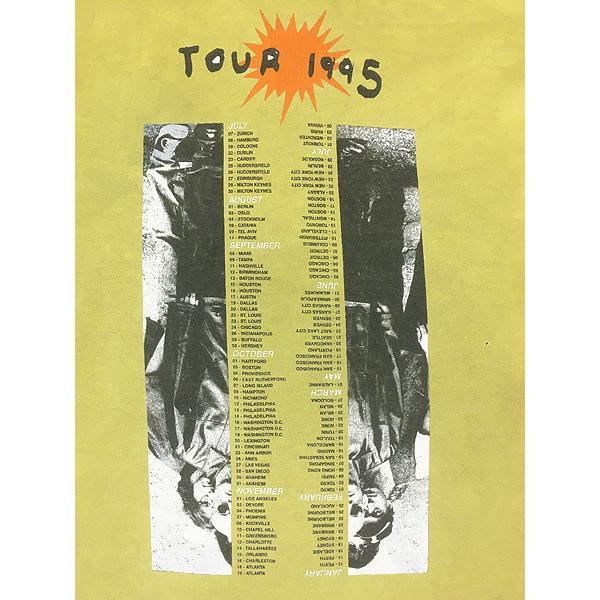 古着 90s R.E.M 「Tour 1995」 ポスト パンク オルタナ ロック バンド