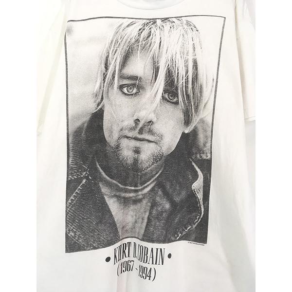 古着 90s USA製 NIRVANA Kurt Cobain 「1967-1994」 追悼 メモリアル