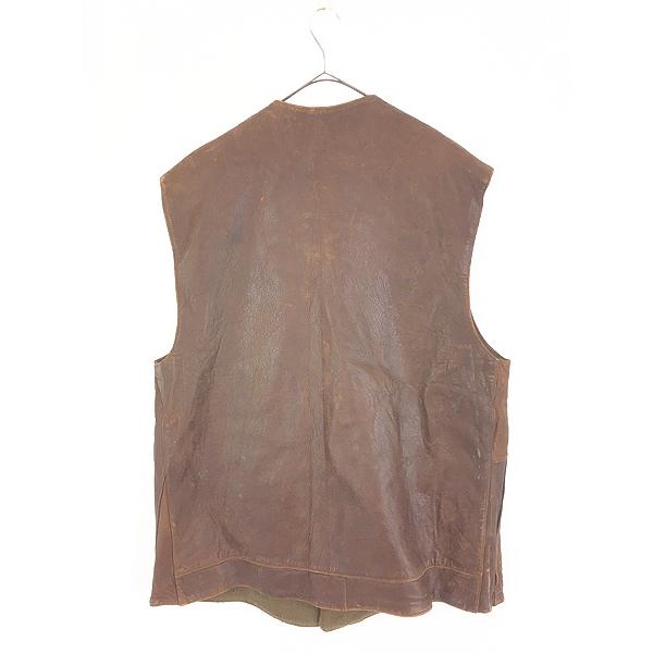 古着 40s イギリス軍 British Army Leather Jerkin WW2 ミリタリー