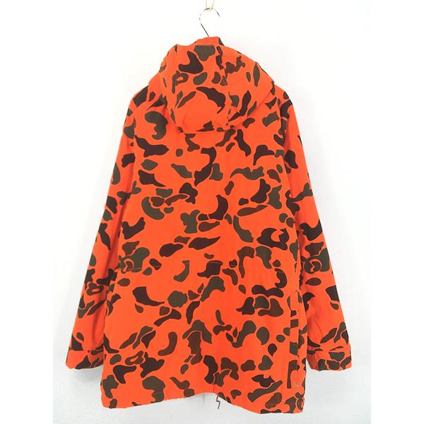 古着 90s WoolRich 蛍光 ダックハンター カモ 迷彩 パデッド