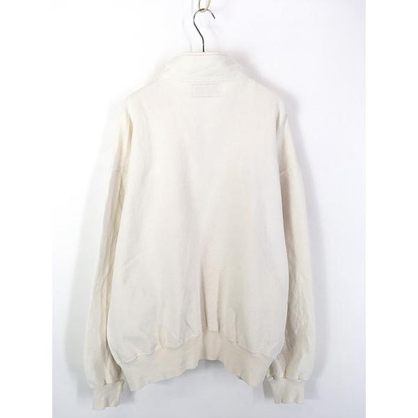 古着 90s USA製 Russell High Cotton 無地 プレーン クォーター ジップ