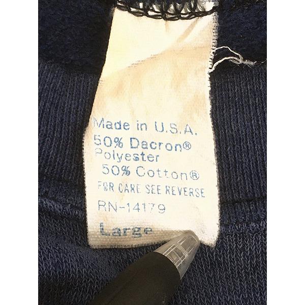 70s USA製 TALTEX ラグランスウェット トレーナー ナス紺 NAVY 70s TULTEX 無地 スウェットパーカー ナス紺 M☆フーディー ブランク