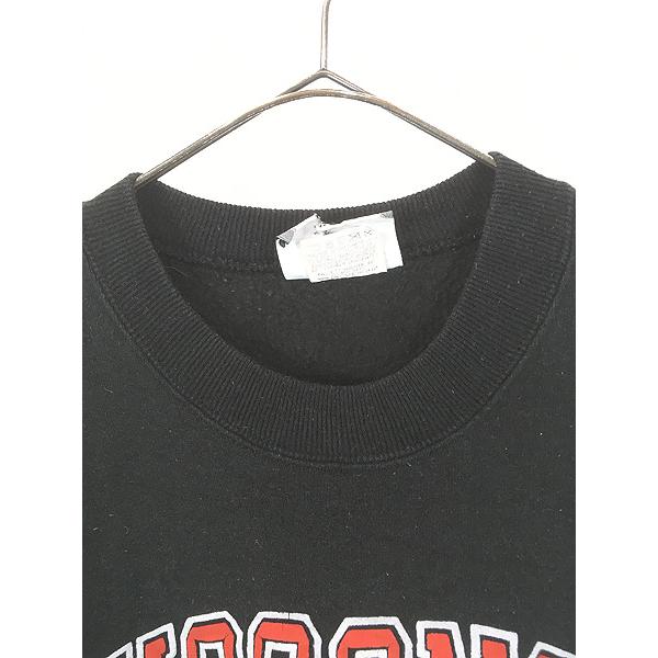 古着 90s USA製 Wisconsin バッキー カレッジ スウェット トレーナー