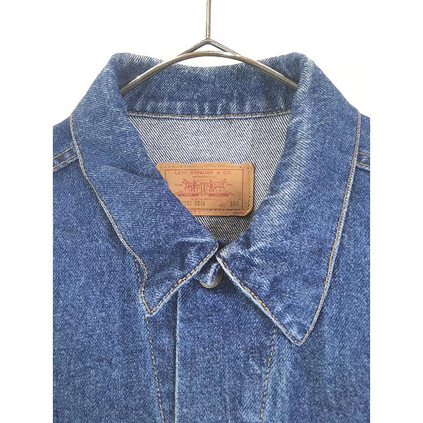 古着 70s USA製 Levi's 70506-0216 ハンド ポケット付 濃紺 ブルー