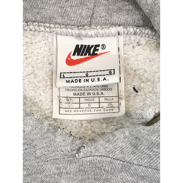 古着 90s USA製 NIKE スウォッシュ ワンポイント ソリッド スウェット