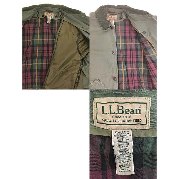 古着 00s LL Bean 名作 オリーブ ダック ハンティング カバーオール