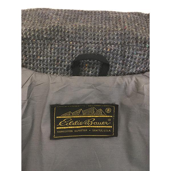 古着 70s Eddie Bauer ネップ ツイード ウール スウィングトップ