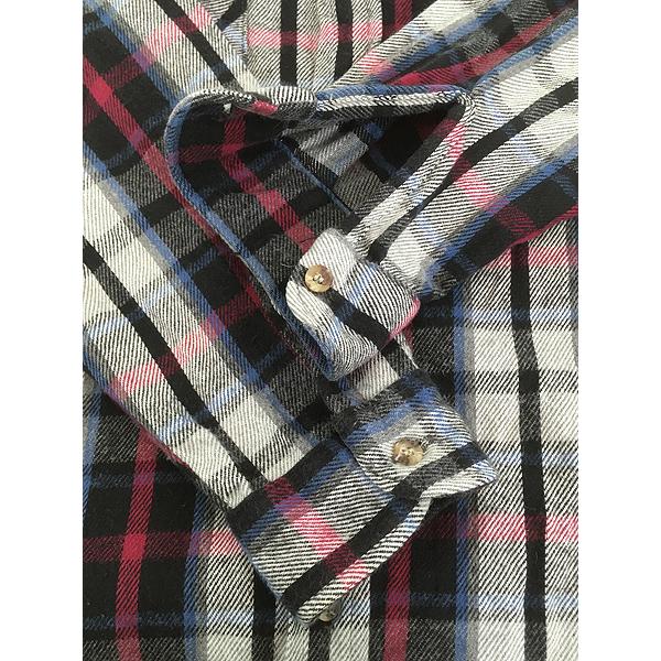 古着 90s USA製 FIVE BROTHER 好配色 チェック ヘビー フランネル