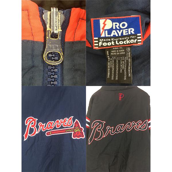 古着 PRO PLAYER MLB Atlanta Braves ブレーブス パデット