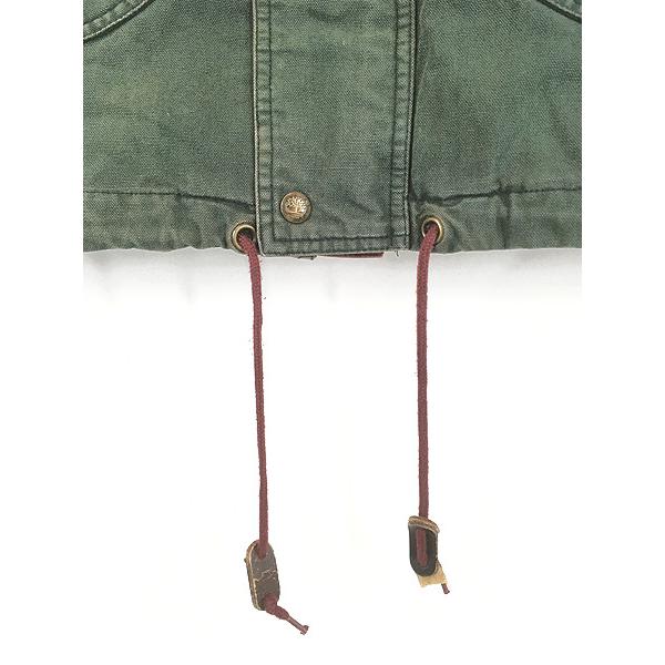 古着 90s Timberland コットン ダック フィールド コート ジャケット L