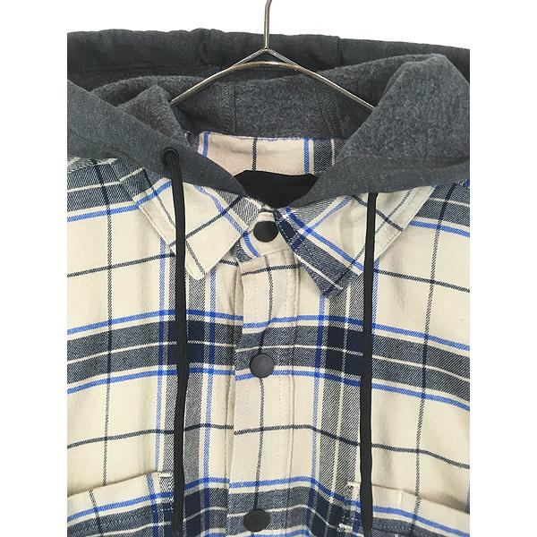 古着 Carhartt 裏地 フリース チェック フランネル シャツ ジャケット