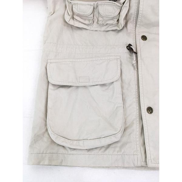 古着 90s WoolRich 比翼 コットン ツイル ハンティング ジャケット M_4