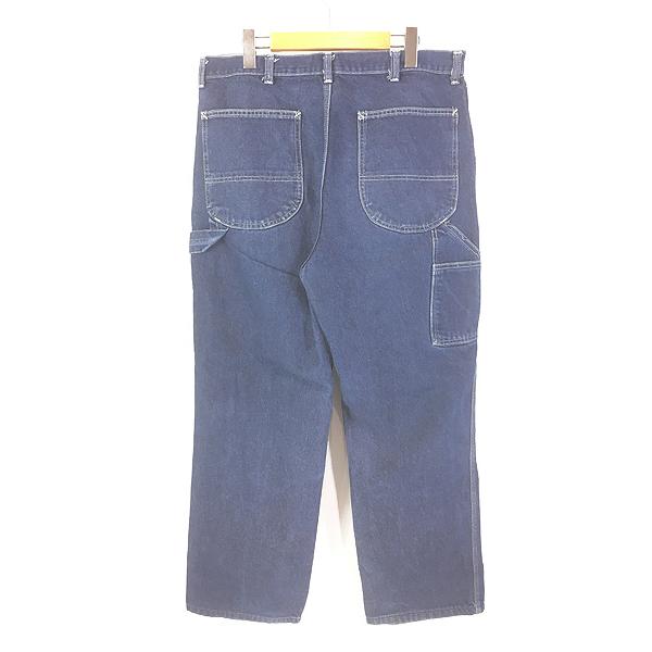 古着 80s Sears Roebucks 濃紺 ブルー デニム ワーク ぺインター