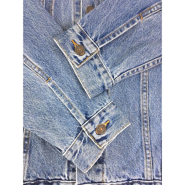 古着 90s Levi's 70507 ブルー デニム ビッグシルエット トラッカー
