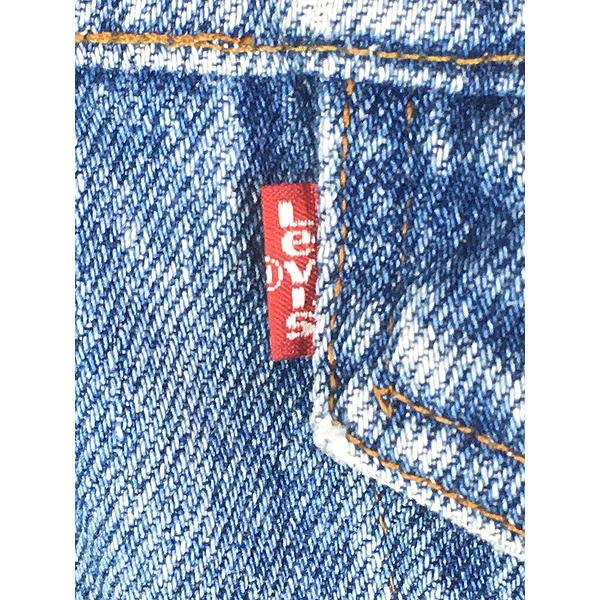 古着 90s USA製 Levi's 70507-4890 ブルー デニム ビッグシルエット