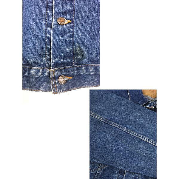 濃紺　Levi's 70506-0216 USA製　ビッグサイズ 4th 美品 古着 70-80s USA製 Levi's 70506-0216 ハンド ポケット付 濃紺 デニム