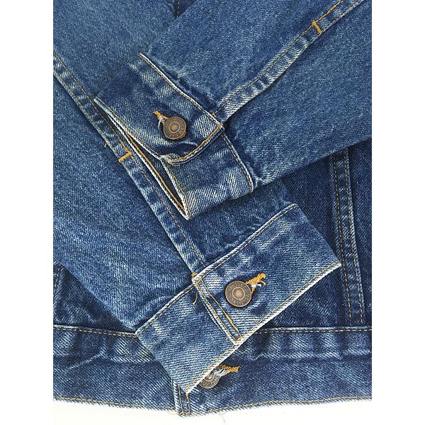 古着 90s USA製 Levi's 70506-0216 濃紺 ブルー デニム トラッカー