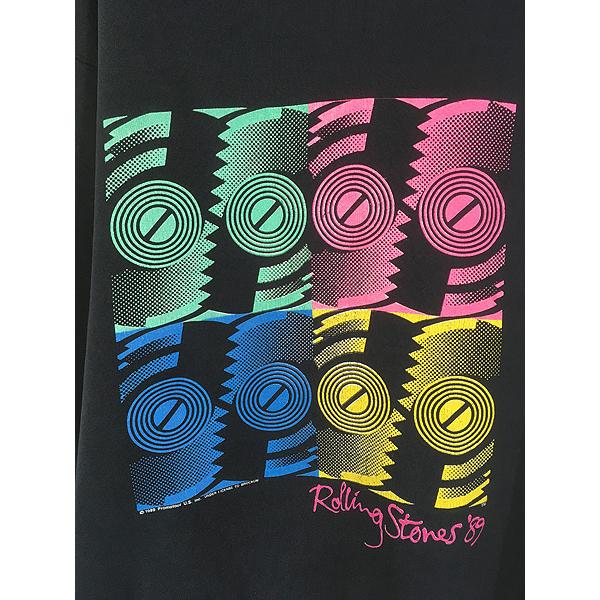 古着 80s USA製 Rolling Stones 「Steeel Wheels」 ツアー ロック