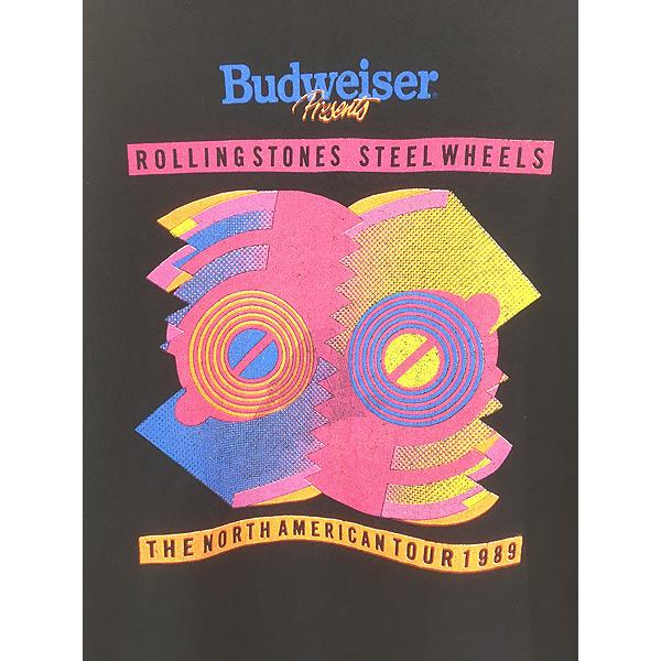古着 80s USA製 Rolling Stones 「Steeel Wheels」 ツアー ロック