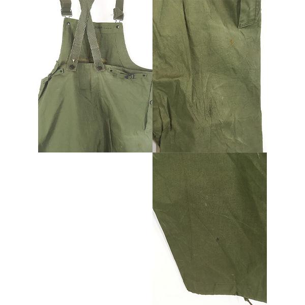 古着 50s 米軍 USN ミリタリー N-2 デッキ レイン オーバー パンツ