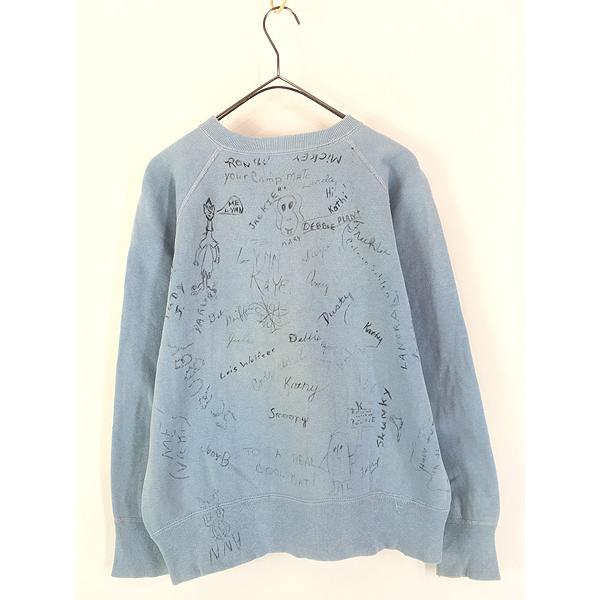 古着 60s ハンドペイント ラグラン ヴィンテージ メモリアル