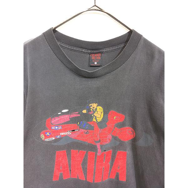 古着 90s USA製 AKIRA アキラ カプセル TV アニメ 逆輸入 Tシャツ M