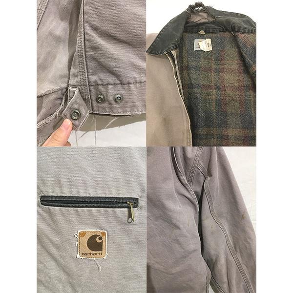 古着 90s USA製 Carhartt 裏地 チェック ブランケット レアカラー