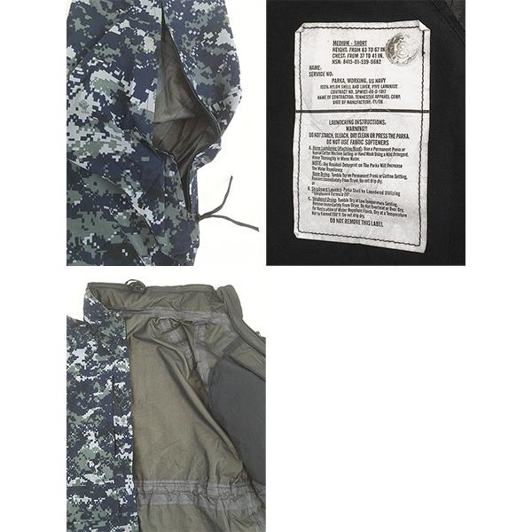 米軍実物 USN NWU迷彩 TYPE1 GORE-TEX ゴアテックス　パーカ 古着 10s 米軍 USN ピクセル カモ 迷彩 NWU Type1 GORE-TEX ゴア