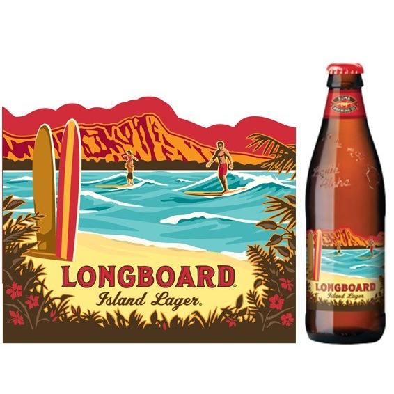 ケース販売送料無料 コナビール ロングボード アイランドラガー （355mlX24本） beer クール便不可