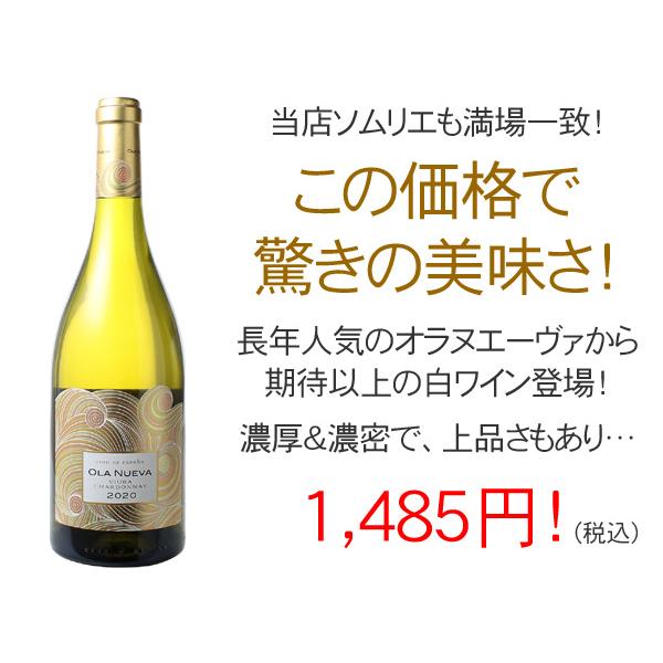 ワイン 初夏のワインSALE スペイン ビウラ シャルドネ 2022 オラ・ヌエーヴァ 白｜dragee-wine｜02