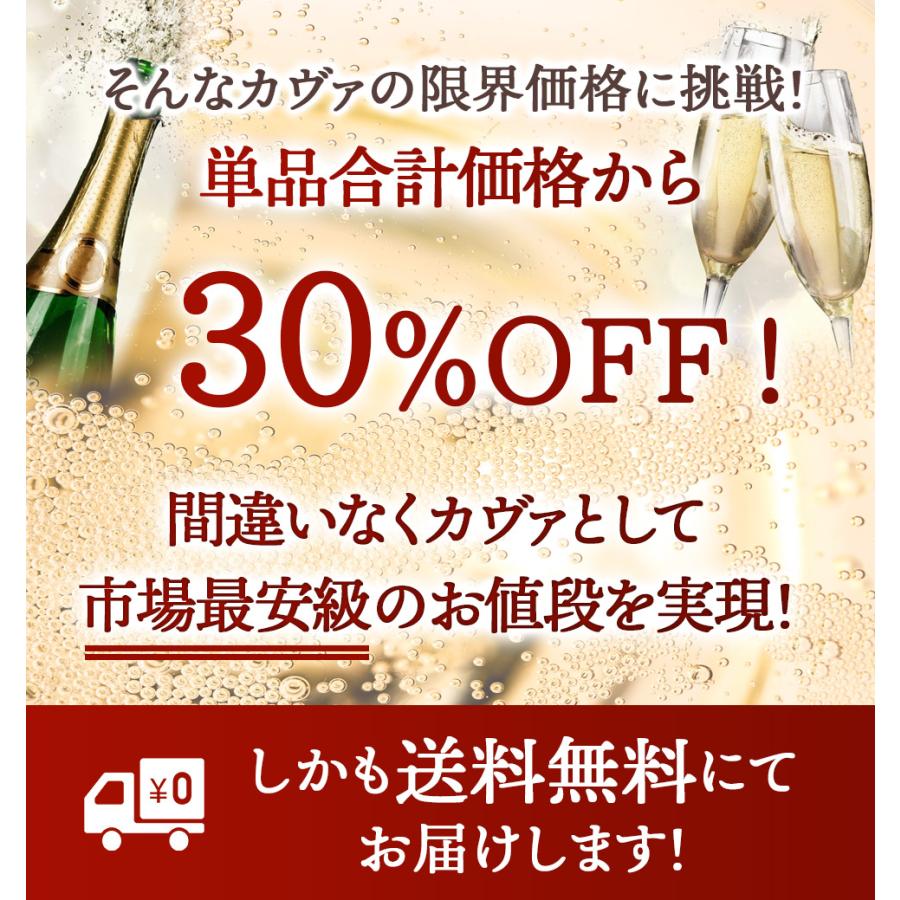 ワイン ワインセット スパークリング 5本 格安 辛口 泡 カヴァ