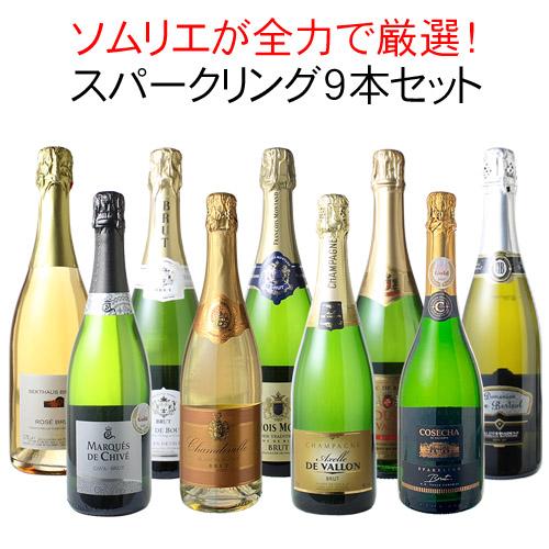 ワインセット スパークリングワイン 全力全開 9本 セット シャンパン入 カヴァ入 辛口 飲み比べ パーティー 第14弾 Wineset 送料無料 W St Pay0136 ビールと洋酒専門店酒のやまいち 通販 Yahoo ショッピング