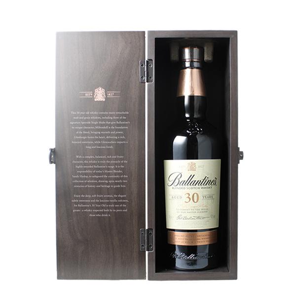 バランタイン 30年 40％ 700ml 正規輸入品 木箱付き whisky : ビールと