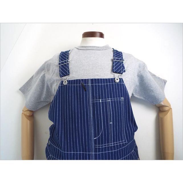 HOUSTON ミリタリーデニム レイルローダーオーバーオールウォバッシュL