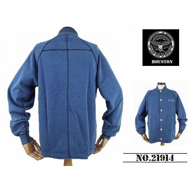 【送料無料 31%OFF】HOUSTON ヒューストン  インディゴスウェット  N-1デッキジャケット　 NO.21914   VINTAGE WASH_Mサイズ｜dragon-agent｜04