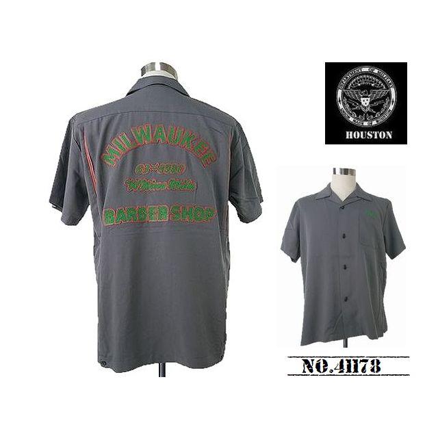 ヒューストン　MILWAUKEE ボーリングシャツ XL HOUSTON ヒューストン ボウリングシャツ 半袖シャツ MILWAUKEE