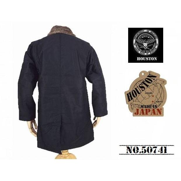 30%OFF】HOUSTON  ヒューストン   N-1デッキジャケット   LONG丈モデル     日本製    NO.50741  【LESTER】  BLACK_38サイズ