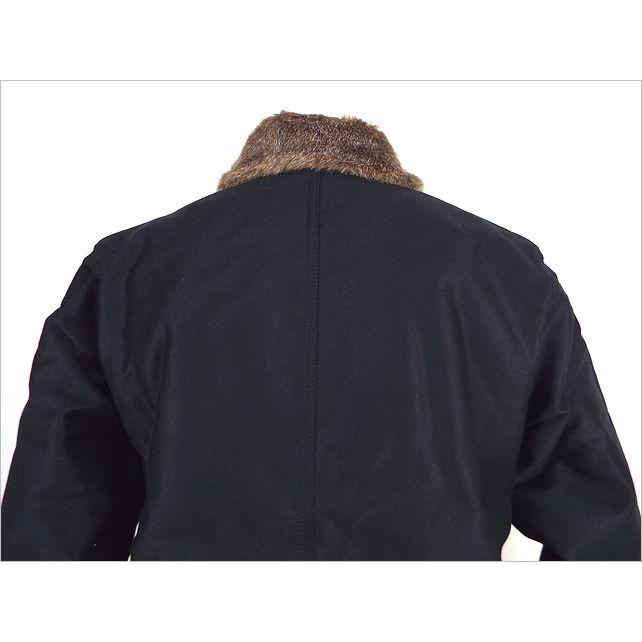 30%OFF】HOUSTON  ヒューストン   N-1デッキジャケット   LONG丈モデル     日本製    NO.50741  【LESTER】  BLACK_38サイズ