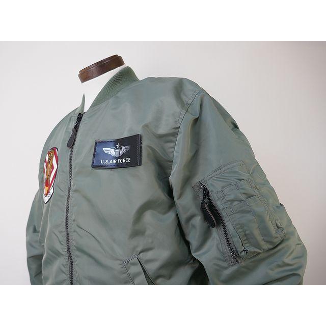 送料無料 25%OFF】HOUSTON ヒューストン 刺繍&ワッペン カスタムMA-1