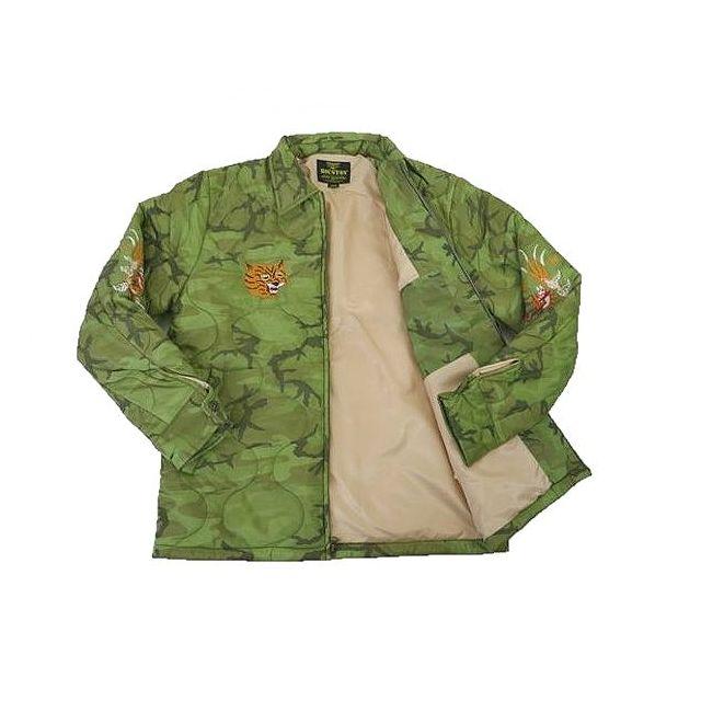 【新品未使用】HOUSON ベトジャン Lサイズ NHATRANG刺繍 HOUSTON（ヒューストン） 【送料無料 30%OFF】HOUSTON ベトナム