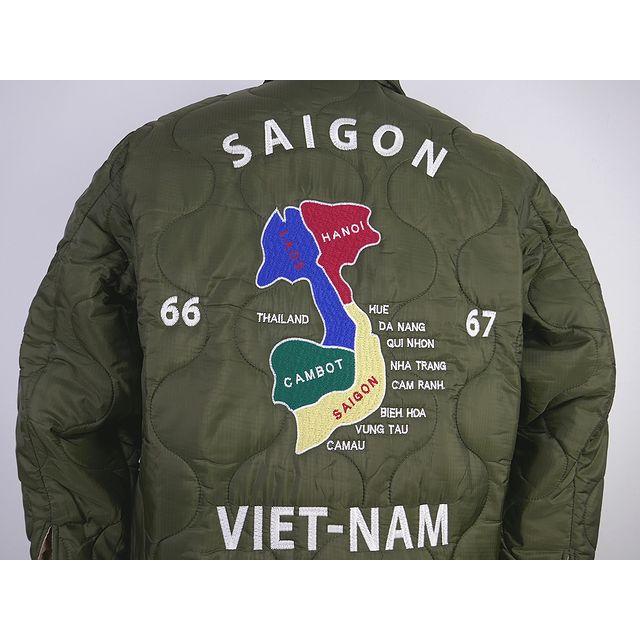 HOUSTON ヒューストン ベトナムジャケット MAP オリーブドラブ XL HOUSTON ヒューストン ベトナムジャケット MAP オリーブドラブ XL