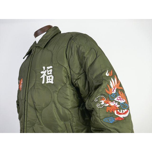 HOUSTON ヒューストン ベトナムジャケット MAP オリーブドラブ XL