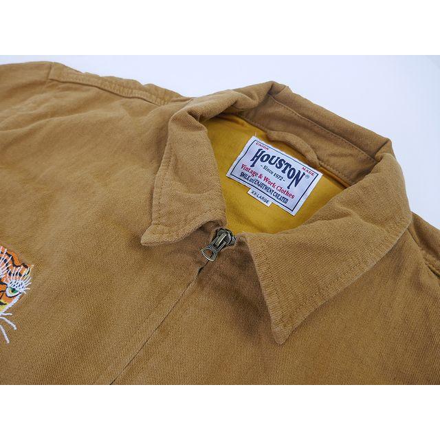 HOUSTON ベトジャン 刺繍 虎 綿 麻 スカル パラシュート 福 XL