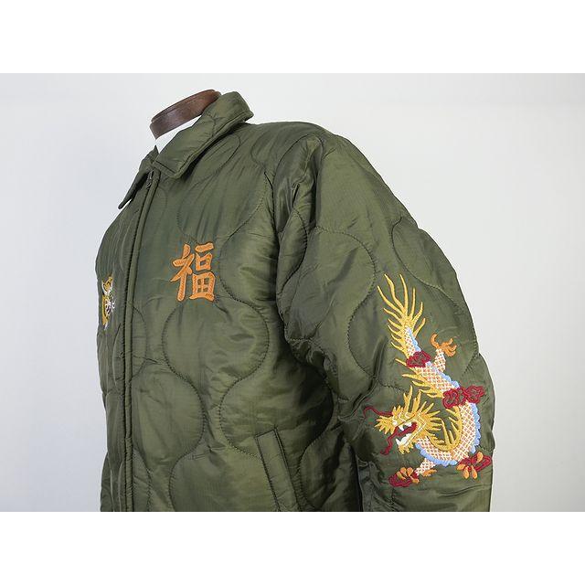 【送料無料 30%OFF】HOUSTON ヒューストン  Thinsulate   ベトナムジャケット   TIGER柄  ベトジャン    NO.51267  OLIVE DRAB _Mサイズ｜dragon-agent｜04