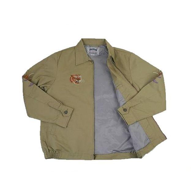 【送料無料 25%OFF】HOUSTON  ヒューストン  コットンツイル  ベトジャン  VIETNAM JUMPER 「SKULL」  NO.51270  BEIGE _XLサイズ｜dragon-agent｜07