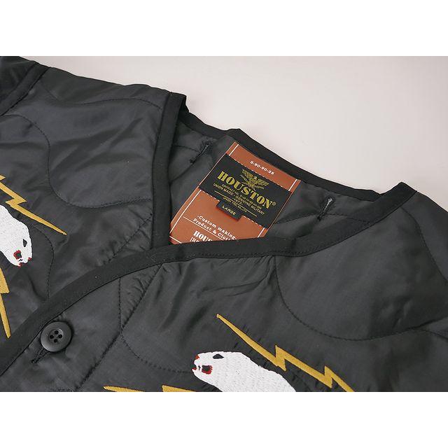 タグ付き！HOUSTON｜ヒューストン　ライナージャケット　アラスカ　スカジャン HOUSTON ヒューストン M65 ライナージャケット アラスカクマ