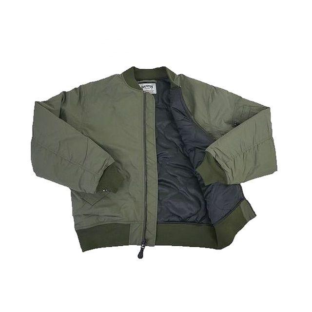 HOUSTON / N/C ライト MA-1/フライトジャケット/XL/コットン/NVY/無地/51308 HOUSTON（ヒューストン） 【送料無料 30%OFF】HOUSTON N/C ライトMA-1