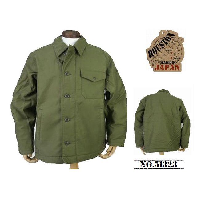 HOUSTON ヒューストン XL　A-2　デッキジャケット HOUSTON（ヒューストン） 【送料無料 31%OFF】HOUSTON A-2デッキ