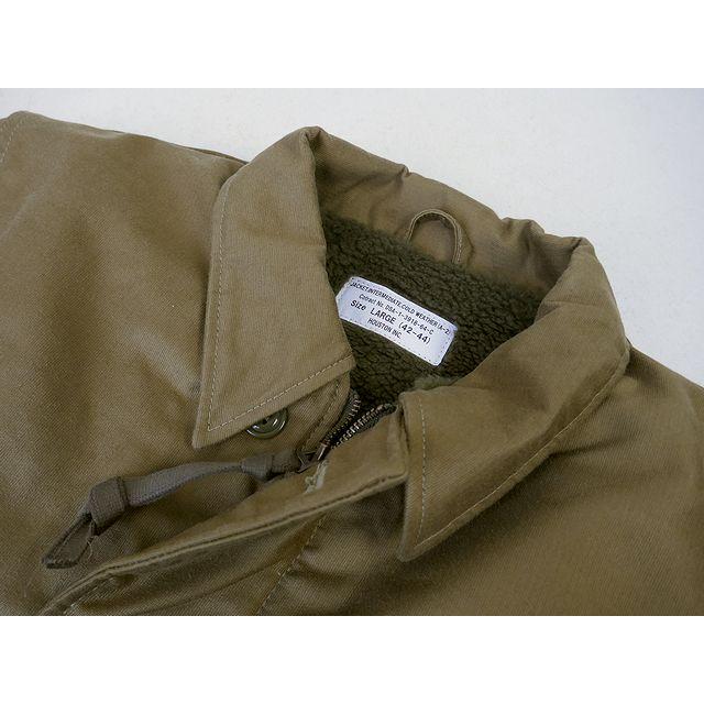 ヒューストン製　A2デッキジャケット　サイズL HOUSTON 【送料無料 31%OFF】HOUSTON ヒューストン A-2デッキ